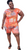 Tye Dye Plus Size Shorts Set