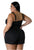Sasha Black Skorts Set