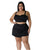 Sasha Black Skorts Set